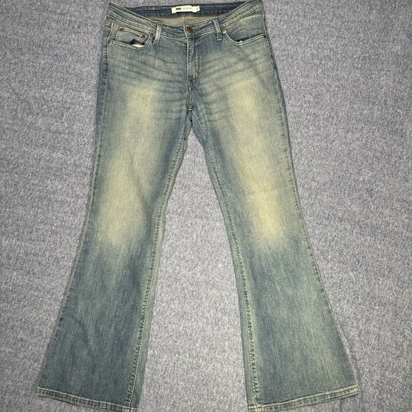 Levis 515 Bootcut Jeans Womens Size 13‎ Medium Blue Stretch Denim Western Read - Picture 1 of 10